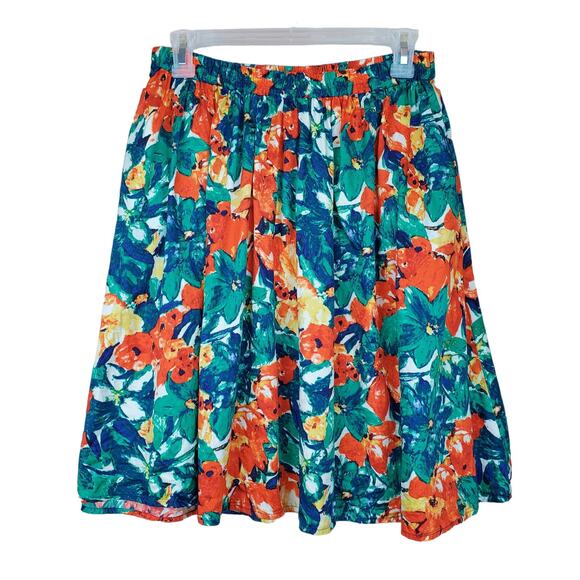 Duro Olowu Floral Skirt with Pockets Sz Small - Picture 2 of 10